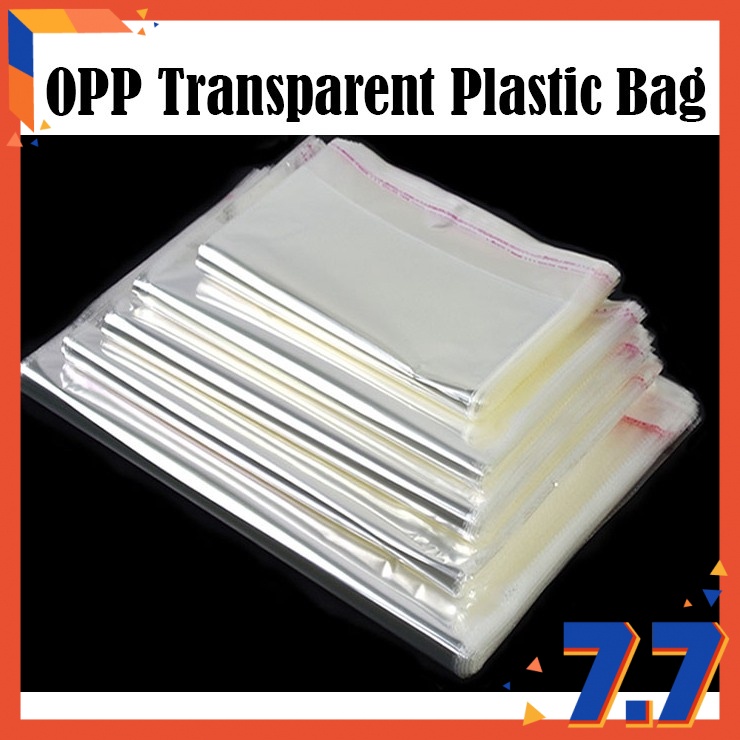 OPP Self Adhesive OPP Transparent Sticker Plastic Bag (Thicker