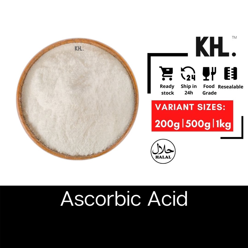 Vitamin C Powder / LAscorbic Acid / Serbuk Asid Askorbik / 維他命C (Food