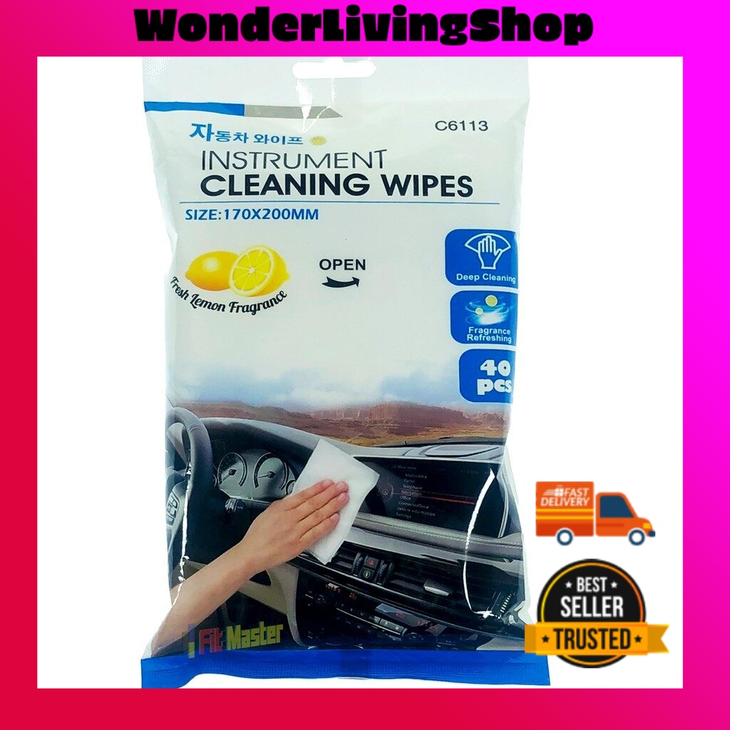 Instrument Cleaning Wipes 40pcs Shopee Malaysia