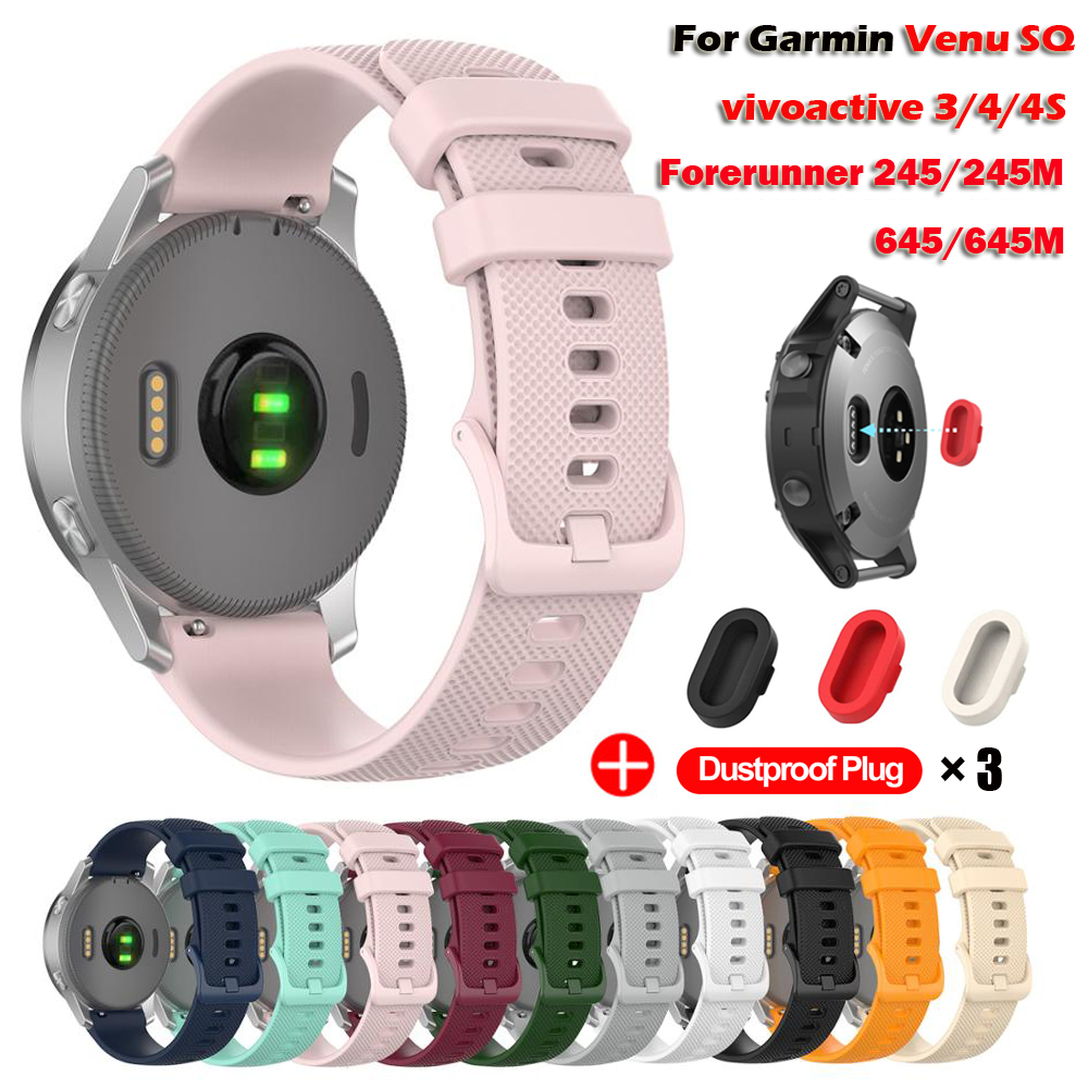Watch Strap For Garmin Venu/Venu SQ Vivoactive 3/4/4S Silicone