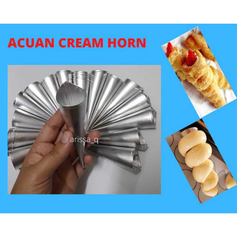 Cream Horn Mould Acuan Krim Horn Acuan Roti Siput Crean Horn Mould