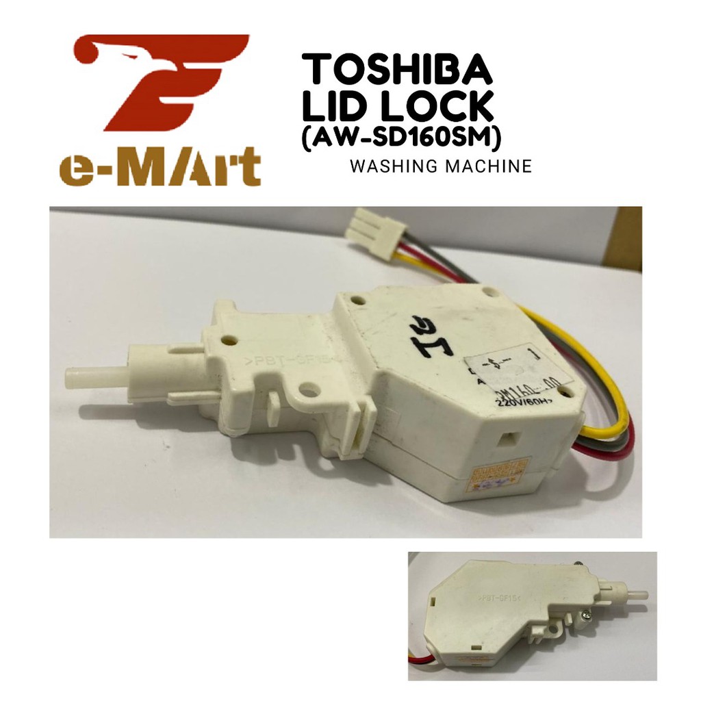 TOSHIBA Washing Machine door Lock (AWSD160SM) [ READY STOCK ] Shopee