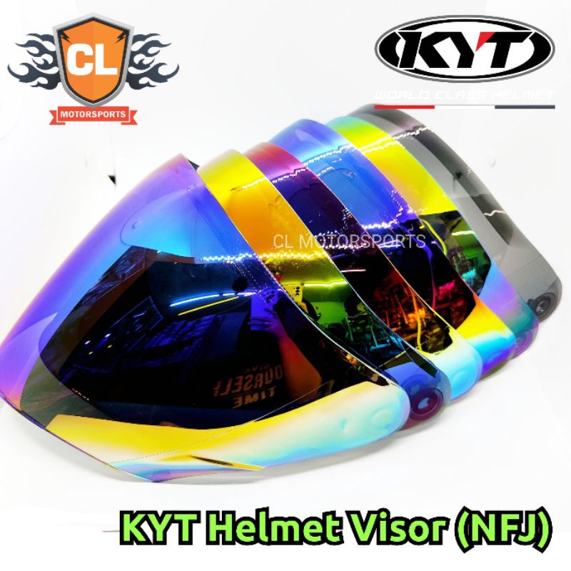 ORIGINAL KYT HELMET VISOR ( NFJ ) SIANG MALAM Shopee Malaysia