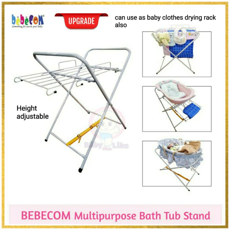 Multipurpose Folding Bath Tub Stand Shopee Malaysia