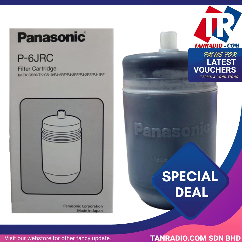 [EXTRA PROTECTION] Panasonic P6JRC Water Filter Cartridge for PJ6RF, PJ3RF, TKCS20, TKCS10