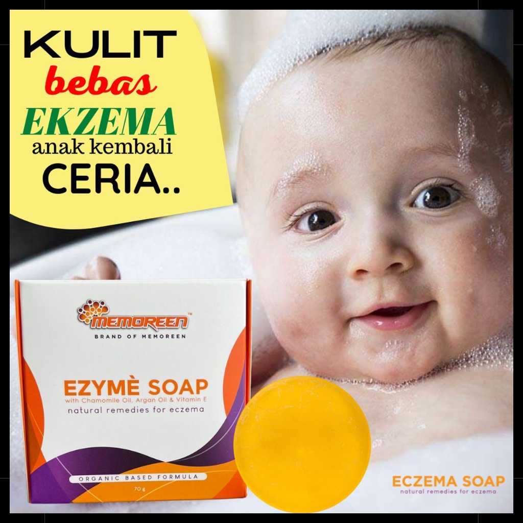 Sabun Ekzema Eczema Soap khas untuk Kulit Sensitif, Masalah Eczema, Gatal Kulit dan semua