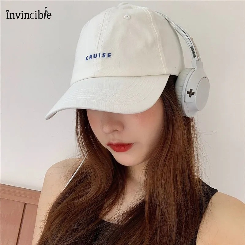Korean Trendy HipHop Letter Embroidered Baseball Cap/ Summer Outdoor