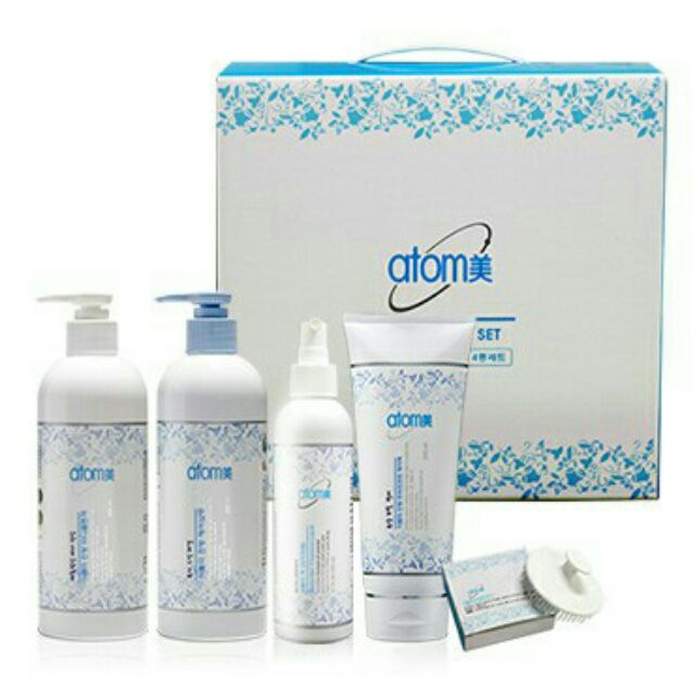 (Ready )Atomy Herbal Hair&Body Set(Shampoo+Treatment +body Cleanser+