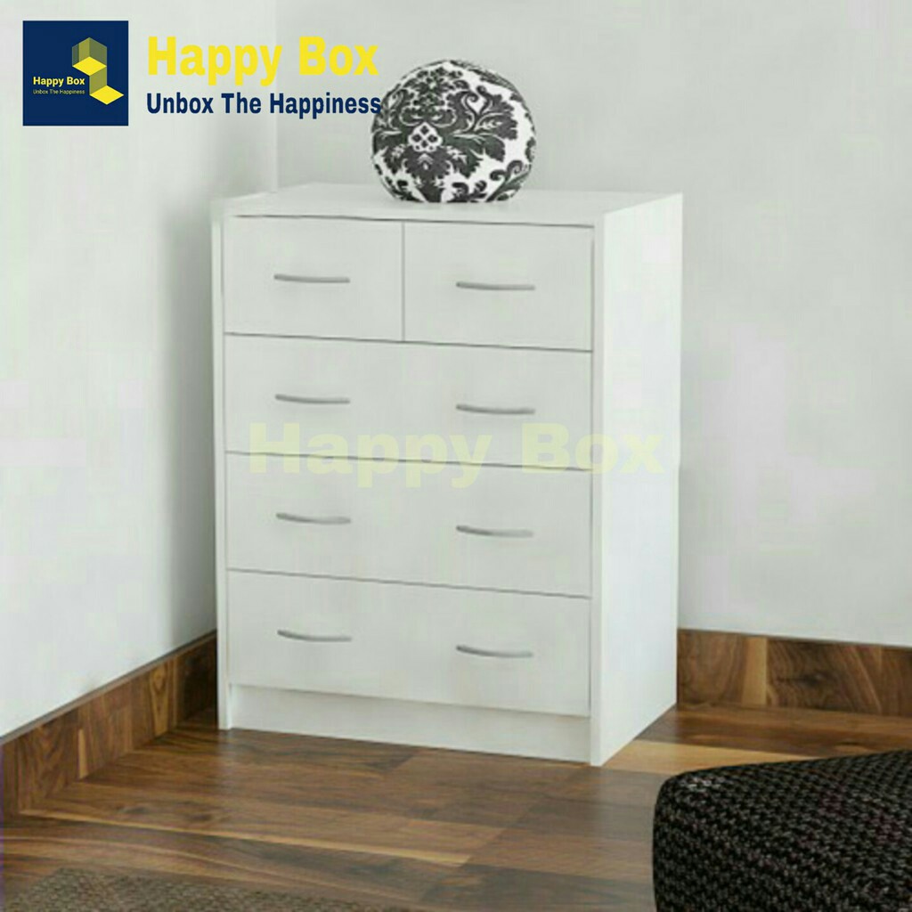 2 Over 3 chest drawer storage / chest drawer 4 layer / chest drawer