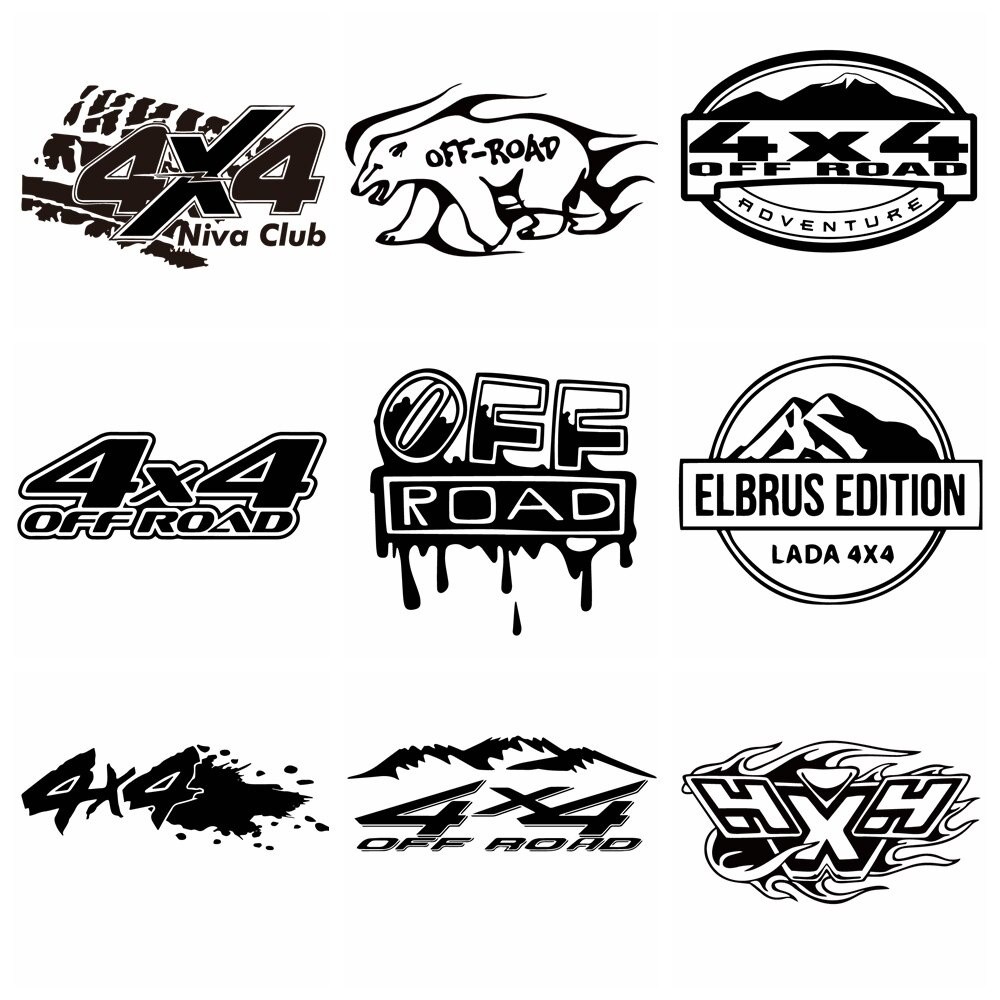 Offroad Car Stickers and Decals Styling Engine Hood Motorcycle Decal