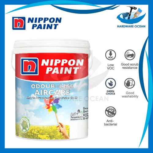 Nippon Paint Odourless Air Care Interior Wall Paint 1L Anti