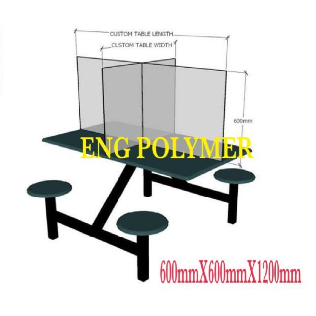 Acrylic clear Divider against covid 19 Shopee Malaysia