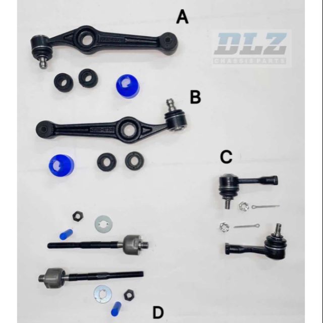 DLZ Suspension Parts (lower arm，tie rod end，rack end) Perodua Kancil