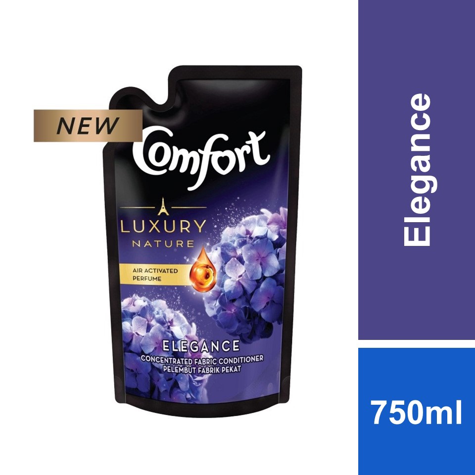 Comfort Concentrate Fabric Softener Luxury Nature Elegance Refill 750ml