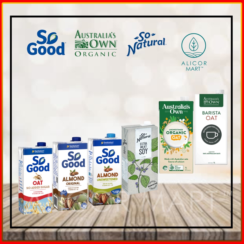 Sanitarium So Good Almond Milk UNSWEETENED/ ORIGINAL/ OAT UNSWEETENED