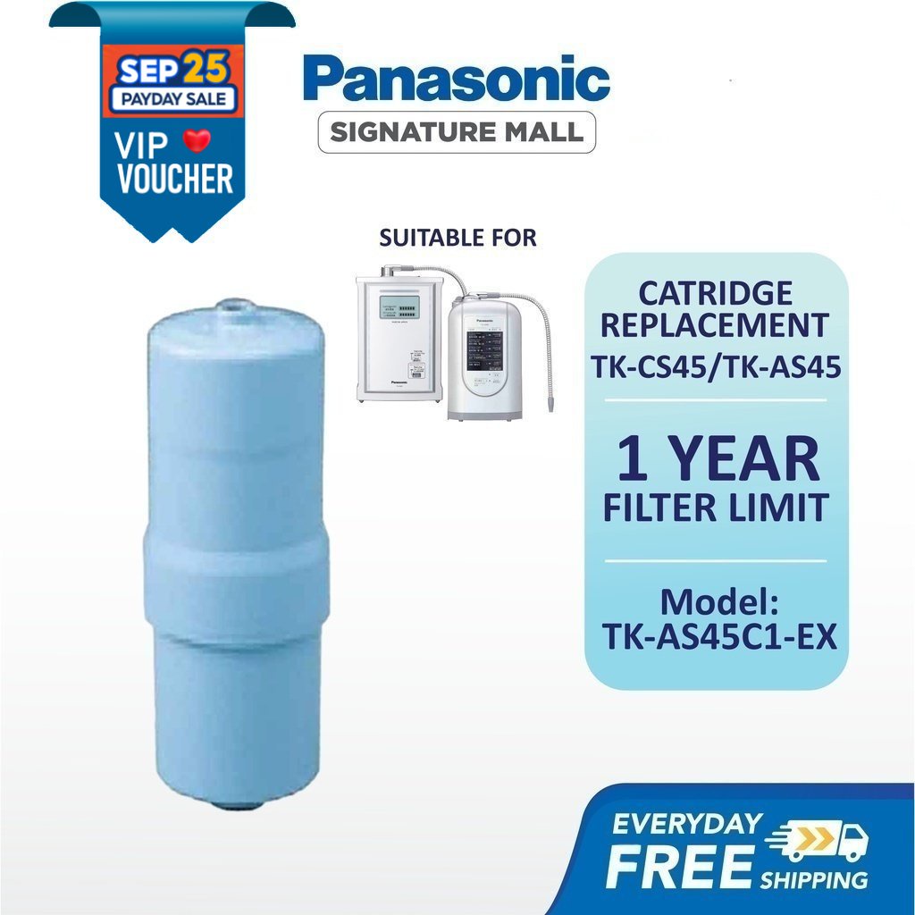 PANASONIC TKAS45C1 Water Filter Replacement Cartridge For Alkaline