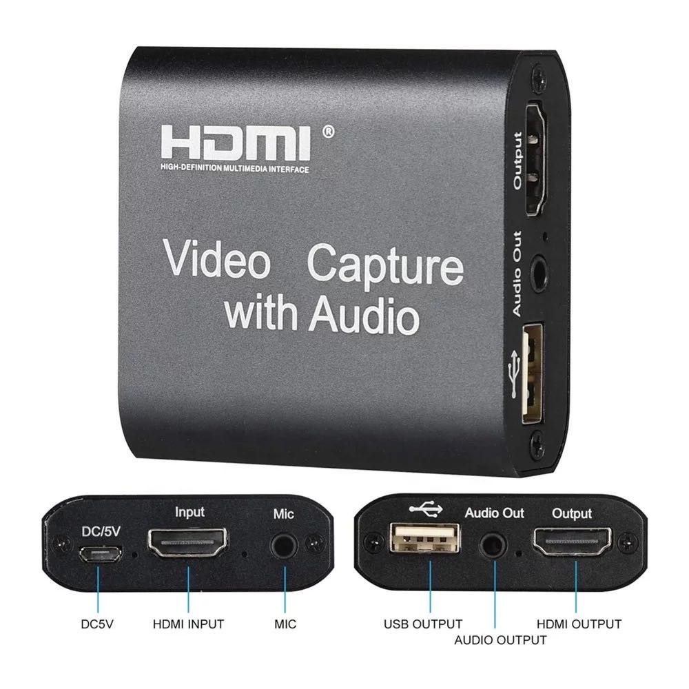 HDMI Video Capture Device 1080P with Audio+Video Capture Disk Game
