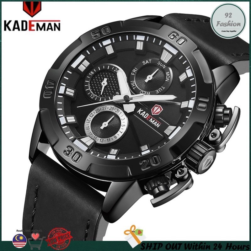 ORIGINAL KADEMAN 813 New Fashion Sport Watch Men Top Luxury Quartz