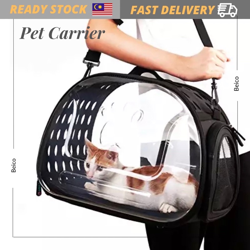 Pet Cat Carrier Bag Space Capsule Transparent Fold Carry Bags for
