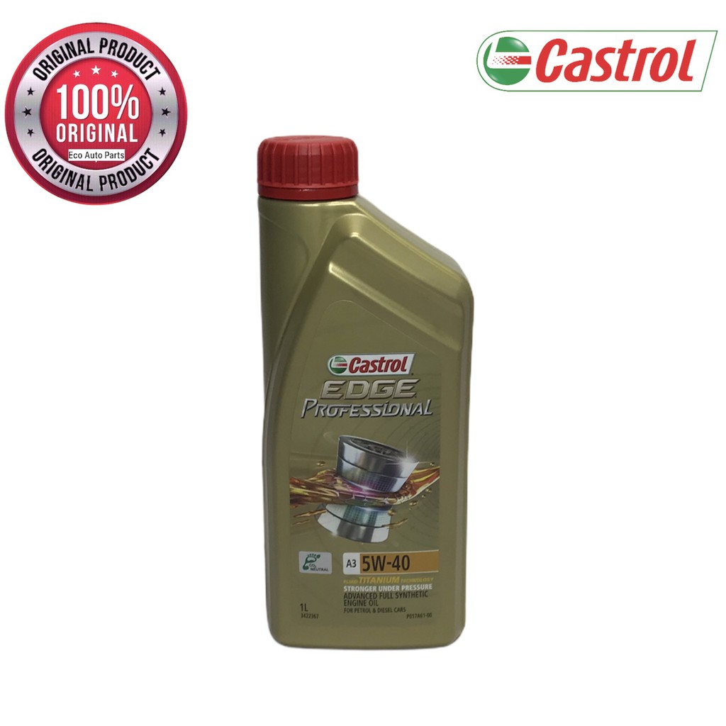 CASTROL EDGE PROFESSIONAL 5W40 1L FULLY SYNTHETIC TITANIUM TECHNOLOGY