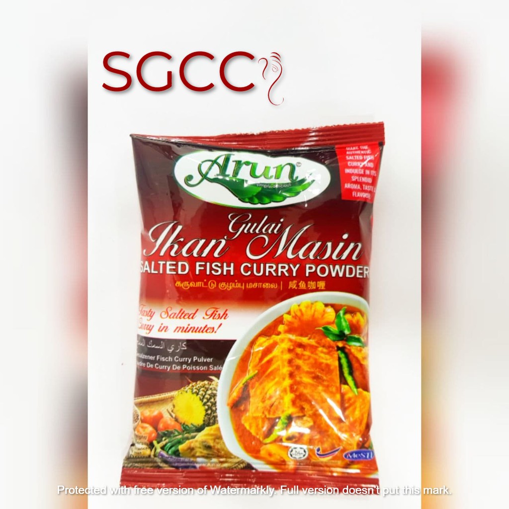 ARUN SALTED FISH CURRY POWDER (100 G) Shopee Malaysia