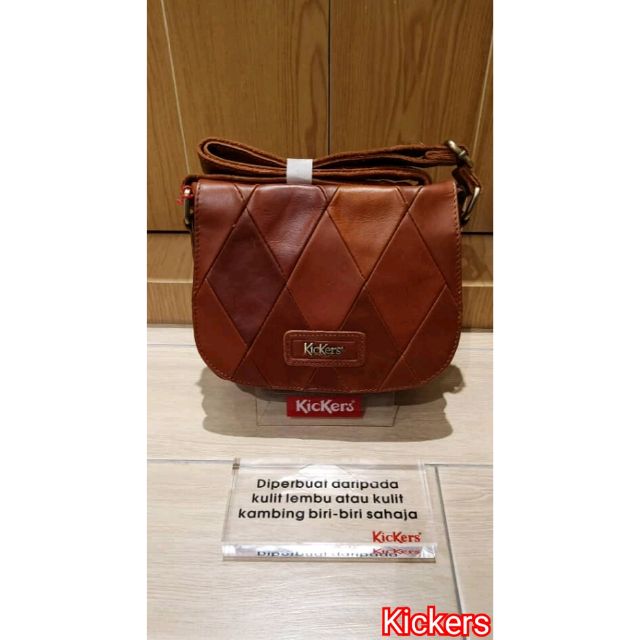 Kickers Leather Handbag Shopee Malaysia
