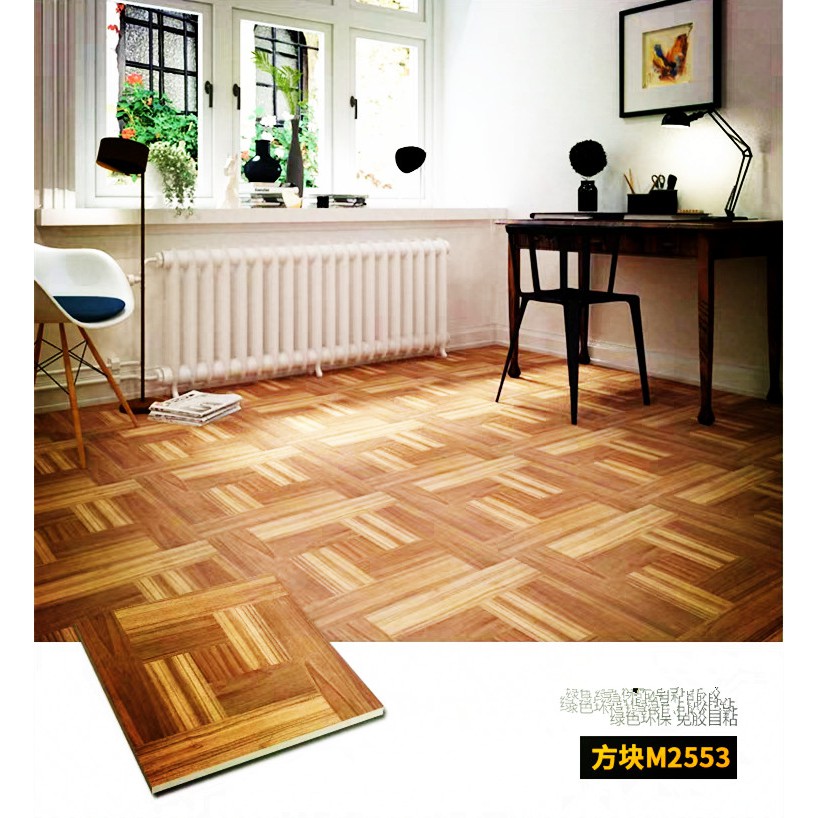 A(1BOX 25PCS)MALAYSIA READY STOCK 1.4MM VINYL FLOORING 30CM X 30CM
