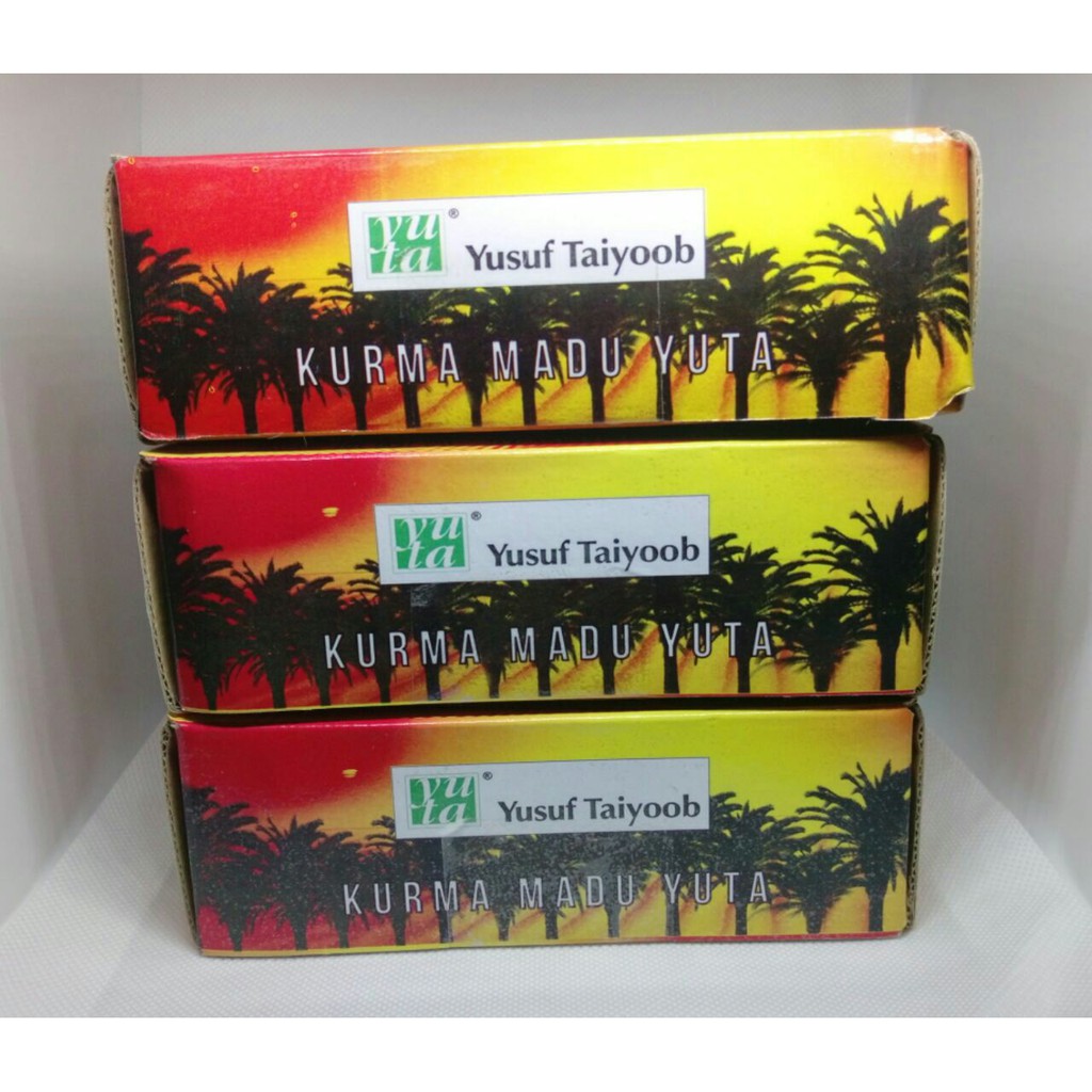 (PROMOSI) Kurma madu Yusuf Taiyoob 3 kotak X 500 gram
