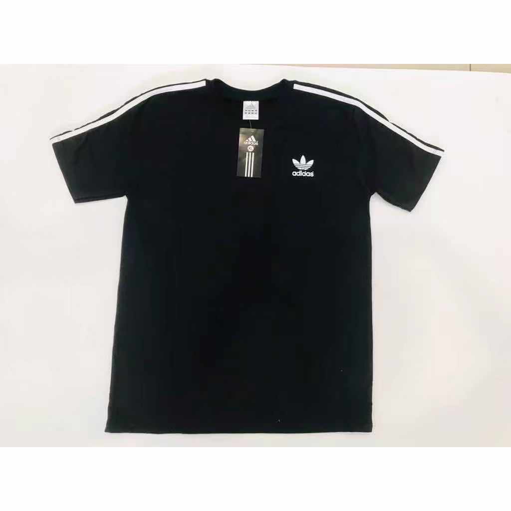ADIDAS Plain TShirts Unisex Short Sleeve Round Neck Plain TShirt