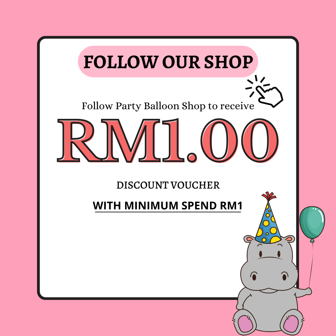 Party Balloon Shop, Online Shop Shopee Malaysia