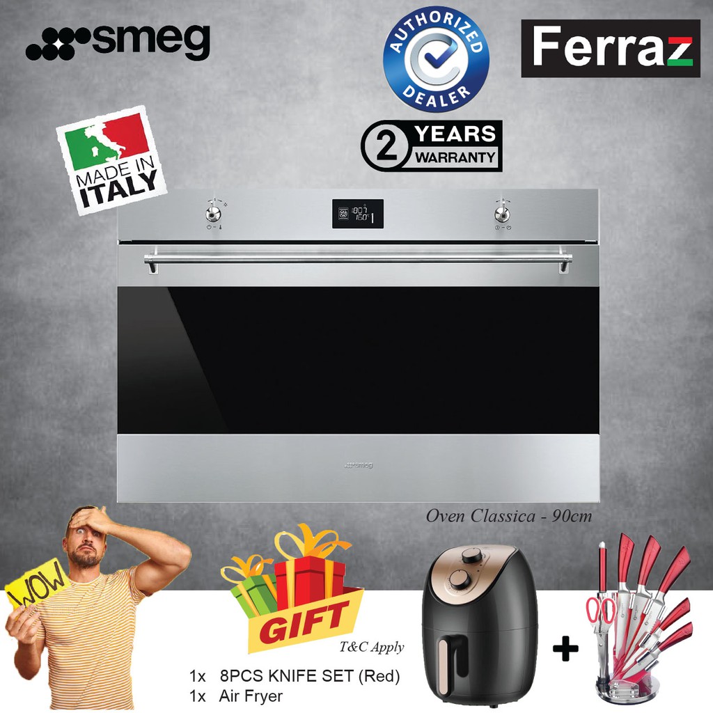 (Pre Order) Smeg 90cm Built In Oven SF9390X1 Shopee Malaysia