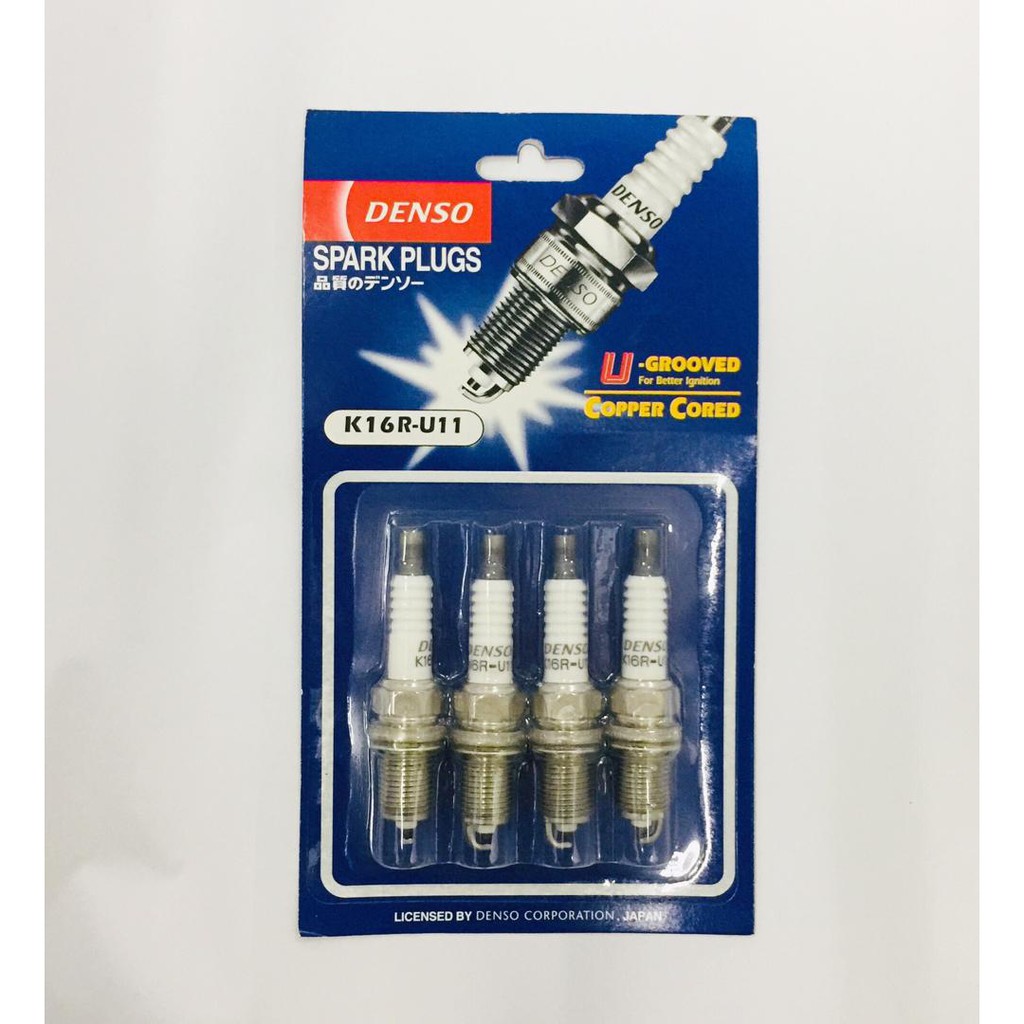 Denso Spark Plug K16RU11 (1set=4pcs) For Vios/Altis Shopee Malaysia