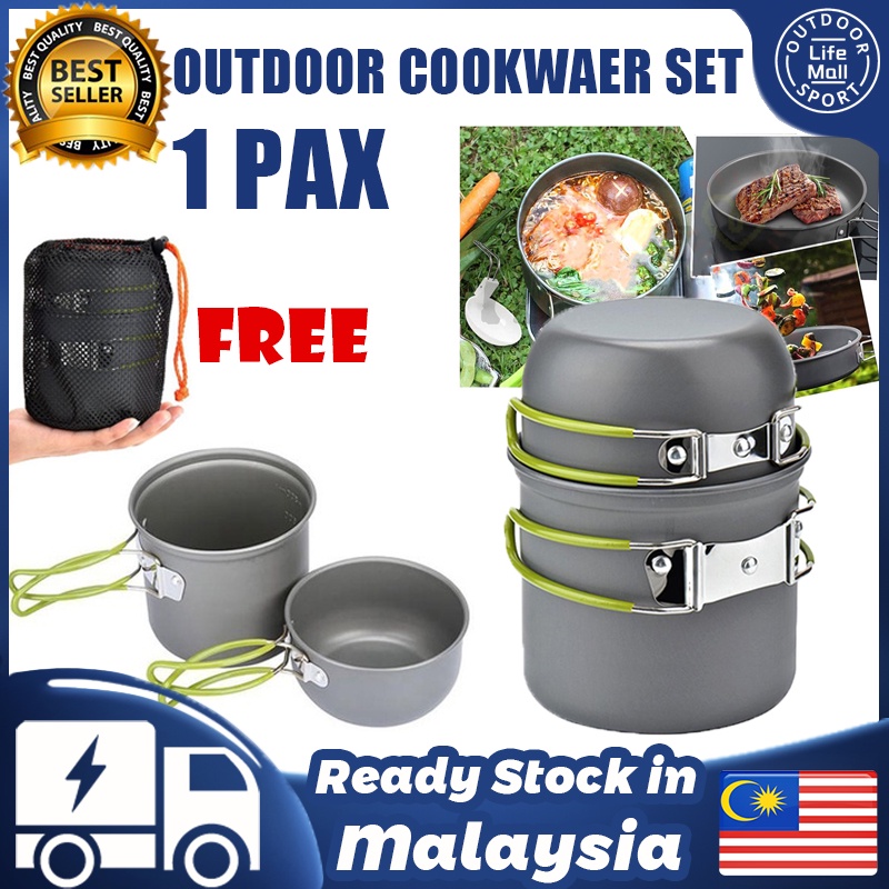 Outdoor Camping Cooking Set MultiPurpose Outdoor Tableware Portable
