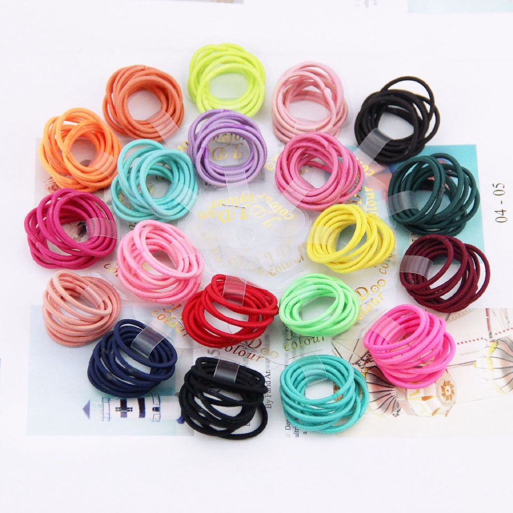10pcs Hair Accessories Kids Rubber Bands Elastic Hair Bands Girls Headband Shopee Malaysia