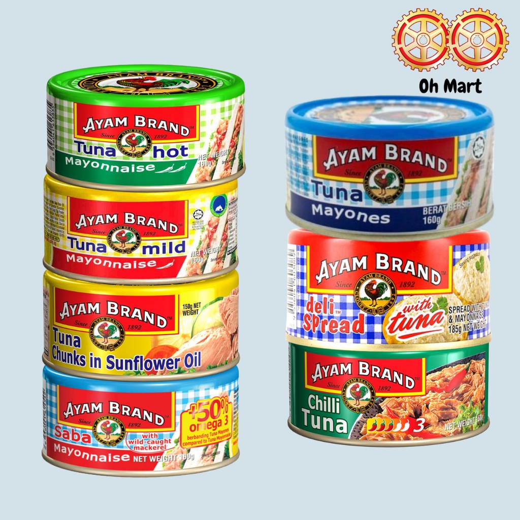 Ayam Brand Tuna Assorted Flavours 160 g Shopee Malaysia