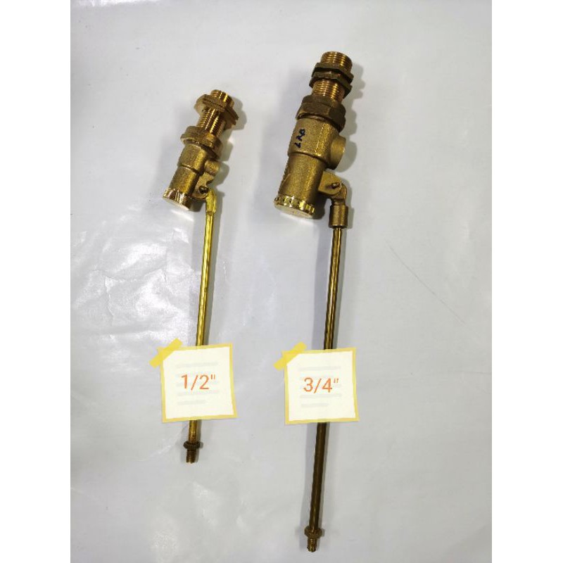 1/2" 3/4" Heavy Duty Brass Float Ball Valve City Shopee Malaysia