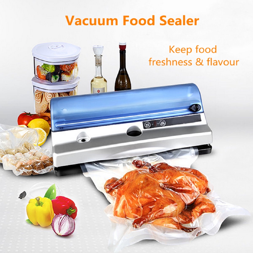 Automatic Food Vacuum Sealer Machine For Food Saver + 10PCS Bags Home