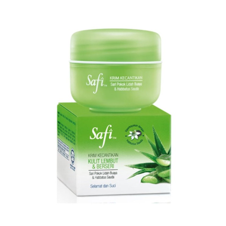 Safi Krim Kecantikan Aloe Vera Extract & Habbatus Sauda 16g Shopee