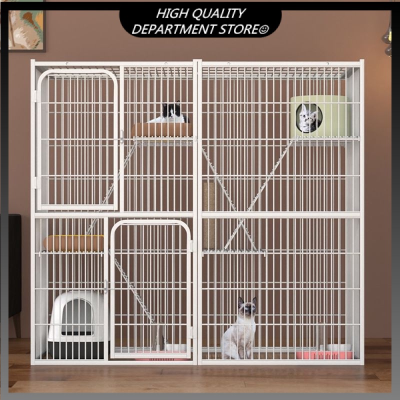 142*54*130cm cat cage large space pet cage cat cage 3 layers big cat