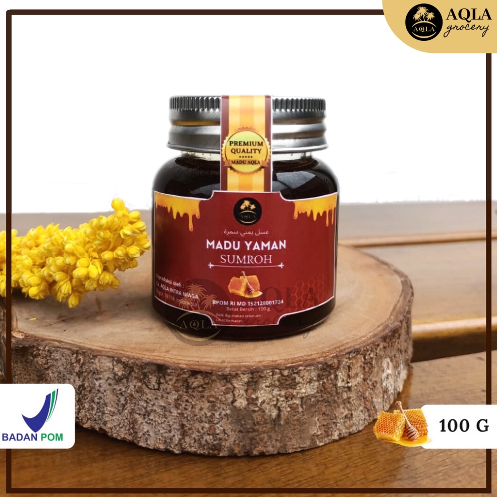 Honey Yemen SUMRAH Grade A Original 100 Contents 100gr Honey SUMROH