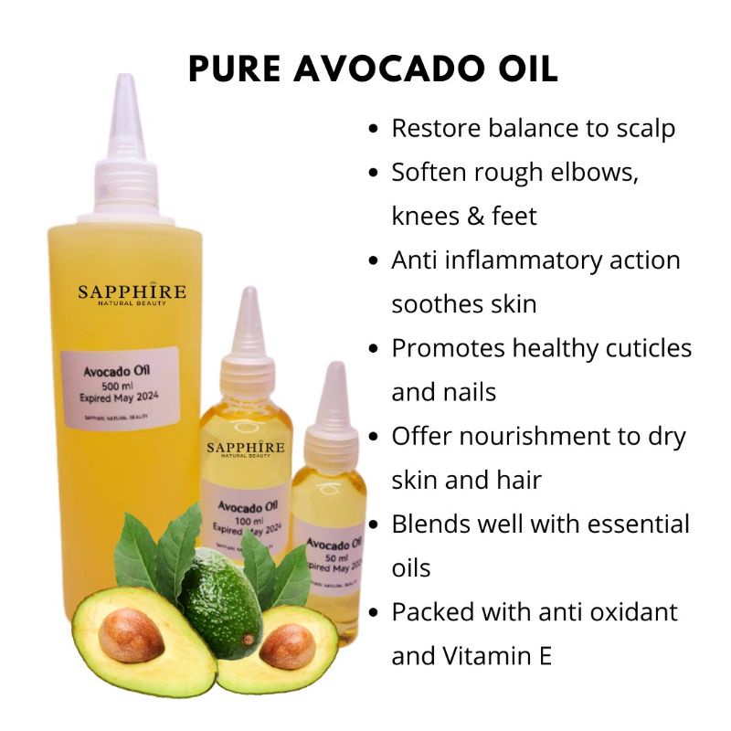 100 Pure Avocado Oil Shopee Malaysia