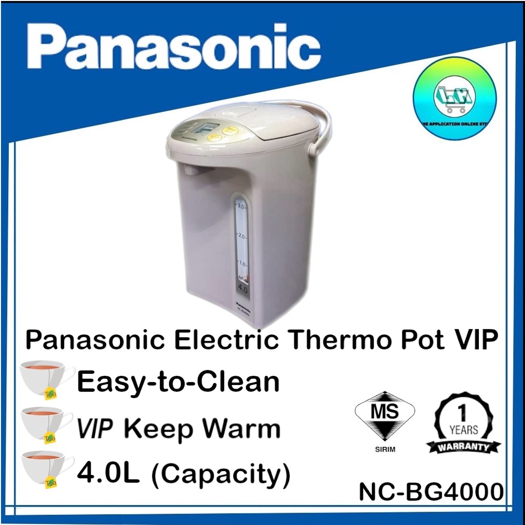 Panasonic Electric Thermo Pot VIP 4.0L (NCBG4000) Shopee Malaysia