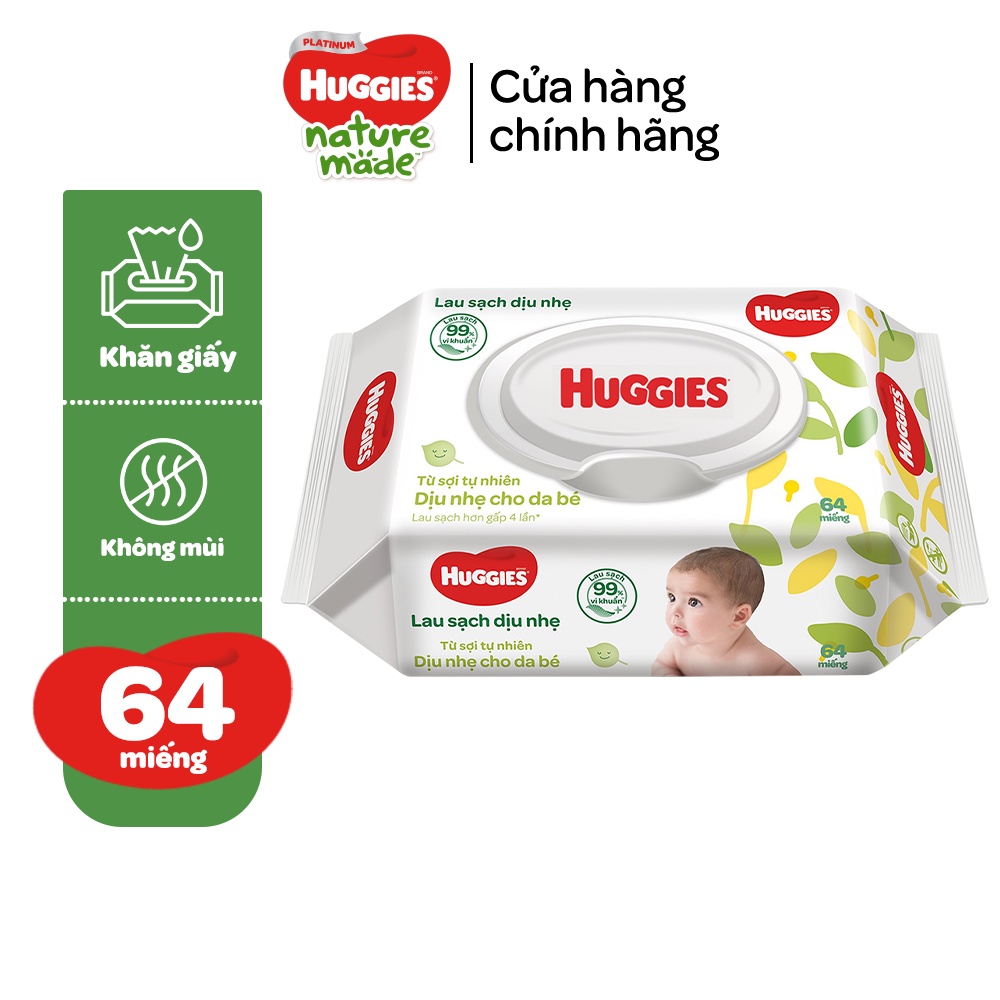 01 HUGGIES Wet Paper Towel Pack (64Sheet Pack) Shopee Malaysia