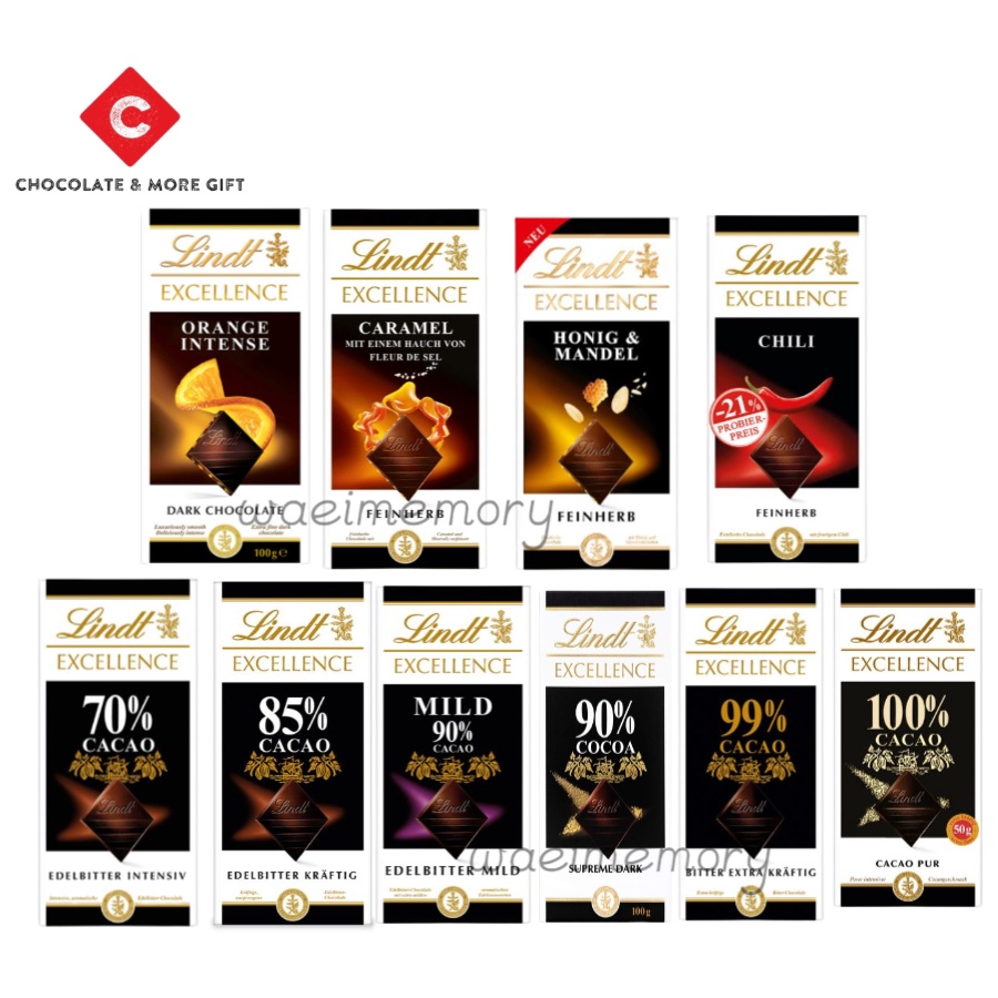 Lindt excellence Dark Chocolate Shopee Malaysia