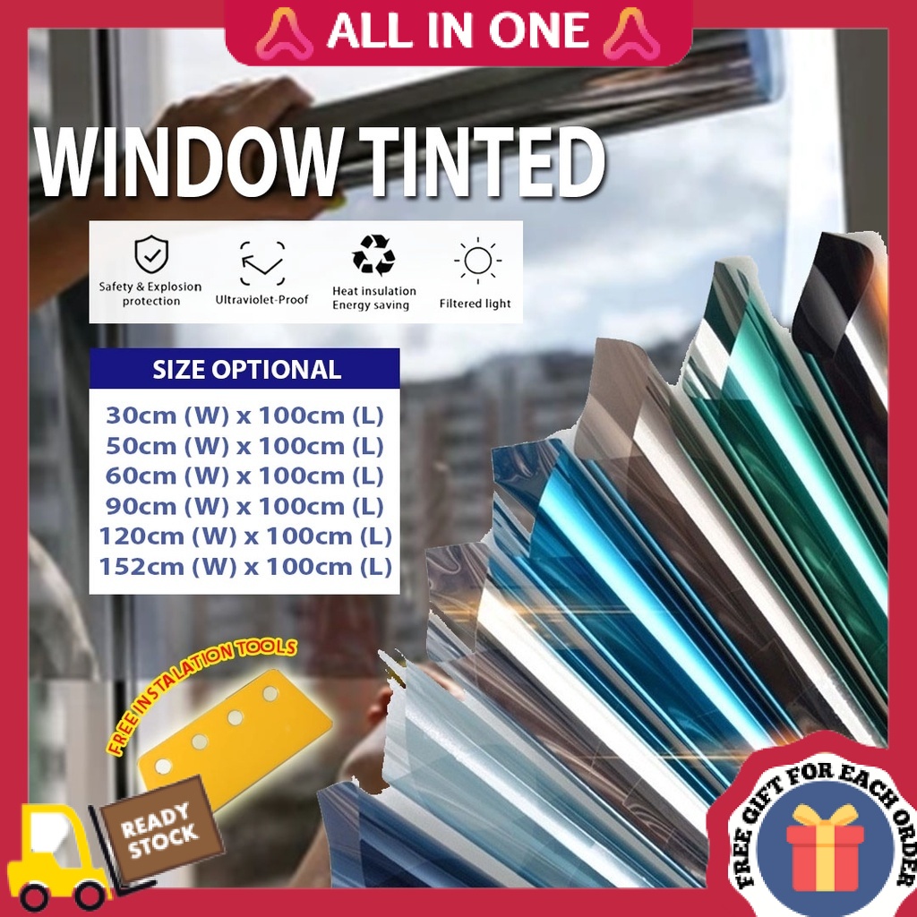 Allinone Tinted Window Film Solar Waterproof Tinted Rumah Tinted