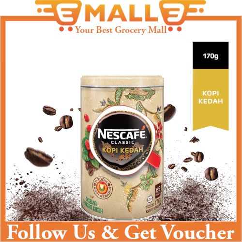 Nescafe Kopi Kedah Tin 170g Shopee Malaysia