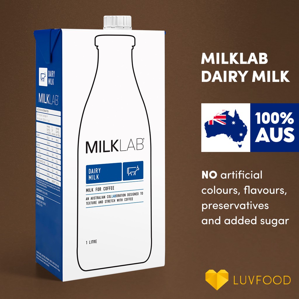 Milklab Australian Dairy Milk Halal Barista Milk Coffee Milk Susu