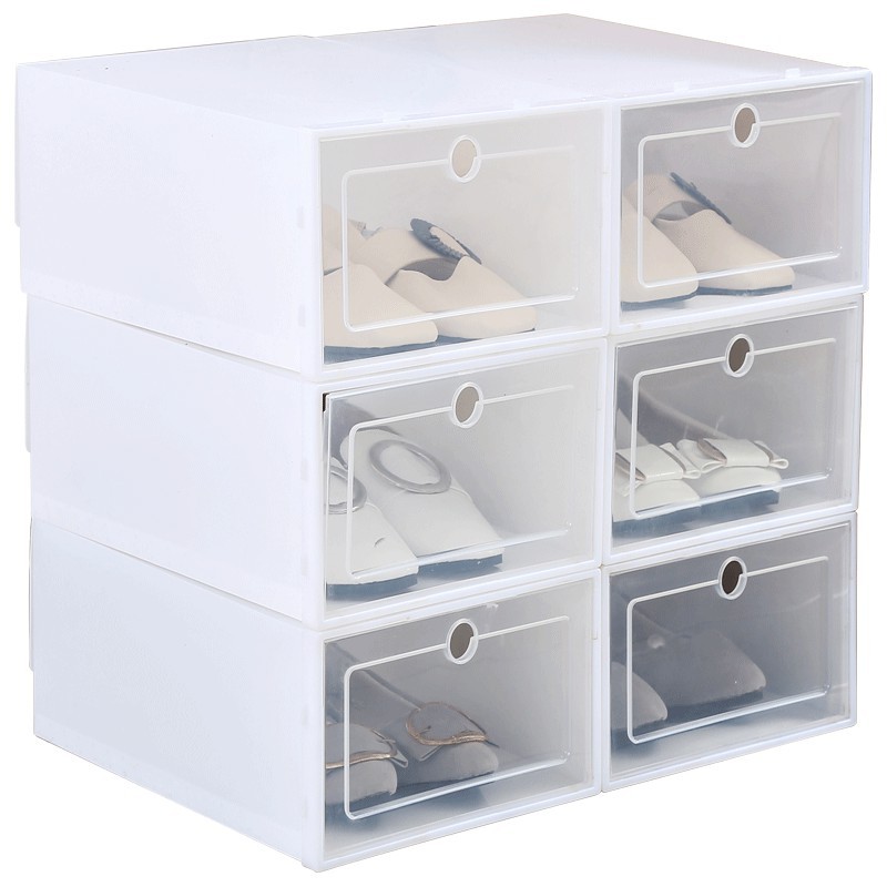 💥{Ready Stock} Casa Storage Shoe Box Rack Organizer Plastic