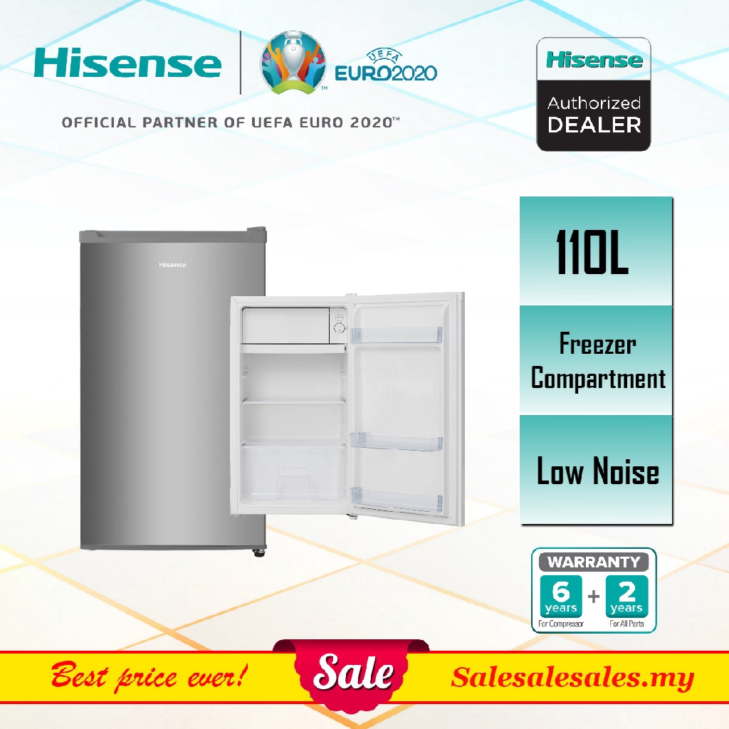 Hisense Single Door Refrigerator 110L Fridge Peti Sejuk 1 Pintu