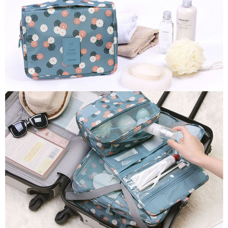 [READY STOCK] TRAVEL TOILETRIES BAG SHAMPOO COSMETIC DRY BAG TRAVEL
